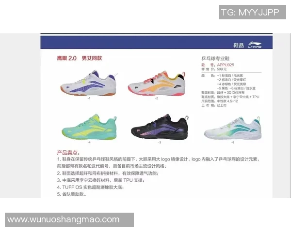 乒乓球装备选购：球鞋推荐_1